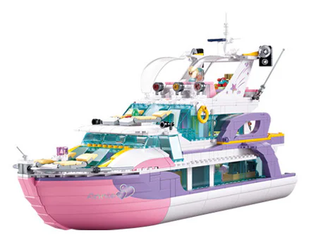 The pink dream: the yacht party, the prom yacht 小鲁班 Sluban M38-B1167 image 2