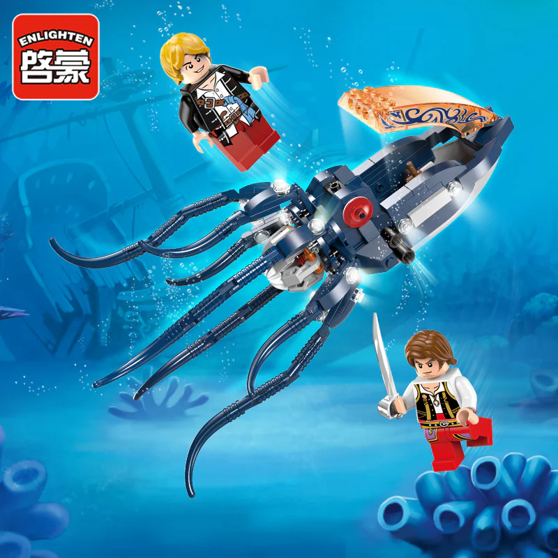 The legendary pirate: the robot squid 启蒙 QMAN/ENLIGHTEN/Keeppley 1305 image 4