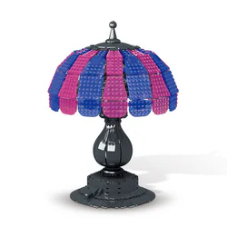 Half a circle lamp