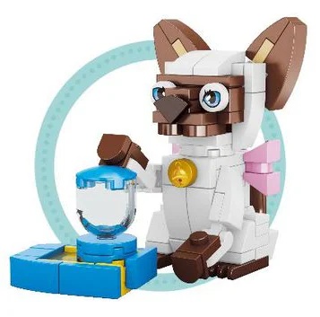 12, Kirky, Beagle, Weenie, Chinese Sanddog, Husky, Chenari, Sphinx Cat, Siamese Cat, Orange Cat, Orchid Cat, Short Blue Cat, Short Tiger Cat 方橙积木 Forange FC8283 image 9