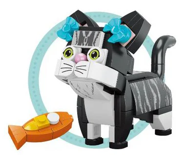 12, Kirky, Beagle, Weenie, Chinese Sanddog, Husky, Chenari, Sphinx Cat, Siamese Cat, Orange Cat, Orchid Cat, Short Blue Cat, Short Tiger Cat 方橙积木 Forange FC8283 image 13