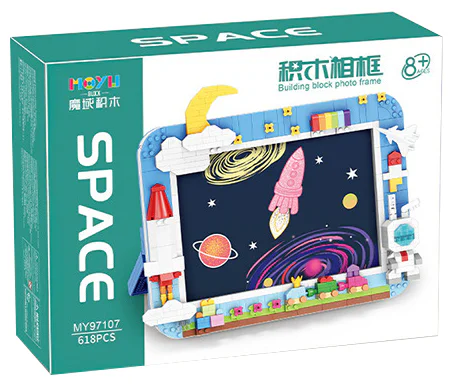 Building frame: Spaceman frame 魔域积木 MOYUBLOCK MY97107 image 1