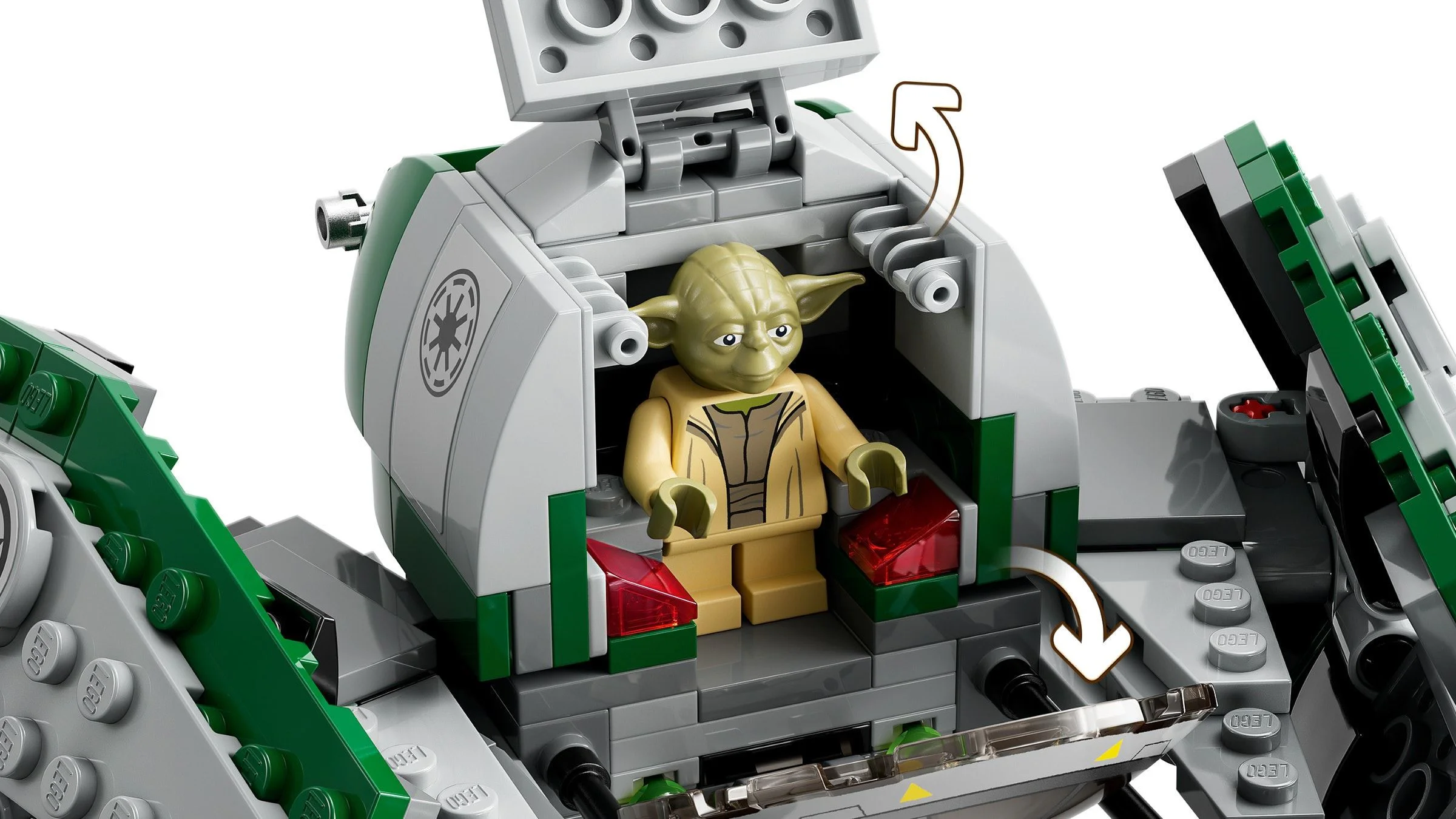 Yoda's Jedi fighters 乐高 LEGO 75360 image 4