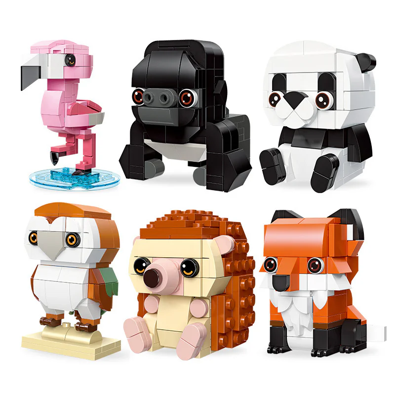 "Flamingos, silverback gorillas, pandas, owls, hedgehogs, foxes." 杰星 JIESTAR 58012