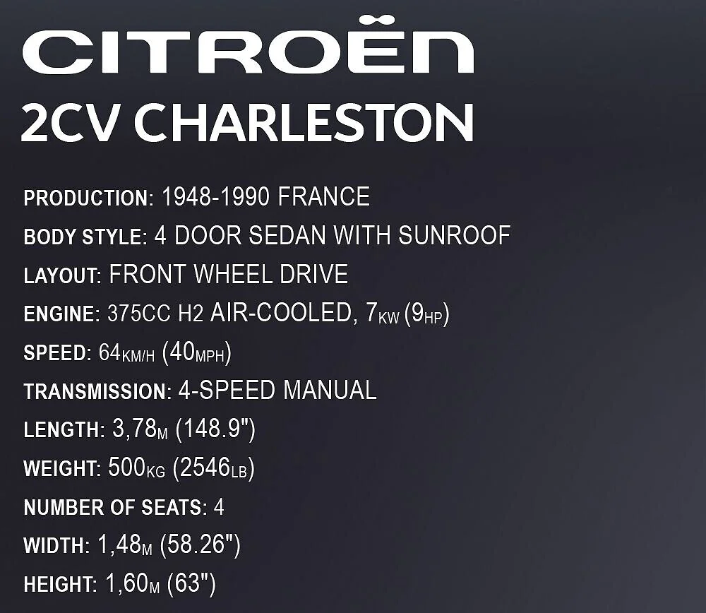 Iron Dragon 2CV Charleston COBI 24341 image 13