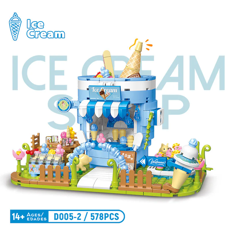 City street view: Ice cream house 恒三和 HSANHE/咔扣 CACO D005-2 image 1