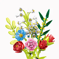 Flower beams, eight and one