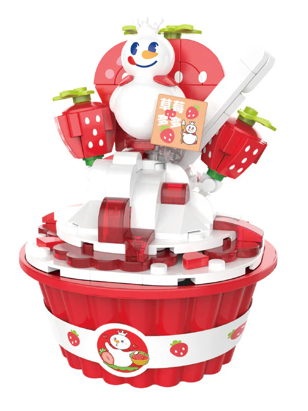 Mice Ice City: There's lots of strawberries 佳奇积木 JAKI XWZB-23020