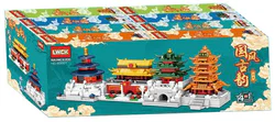 4 Sections of the Temple of Prayer, Tiananmen, Sion Bell Building, Yellow Crane Building