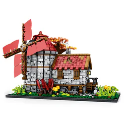 Medieval town: Windmill mill