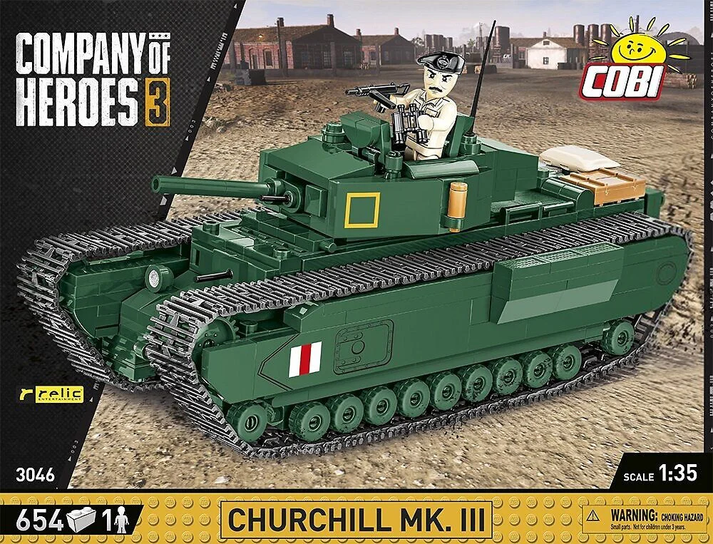 Heroes Company 3: Churchill Mk.III Infantry Tank COBI 3046 image 1