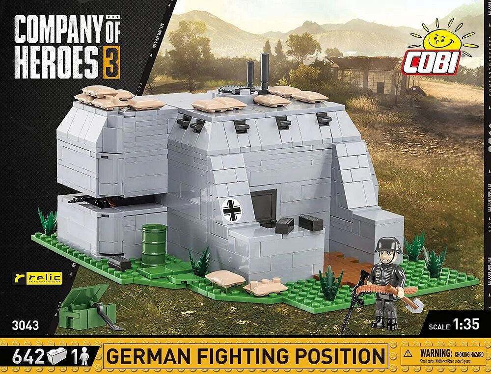 Heroes Company 3: German positions COBI 3043 image 2
