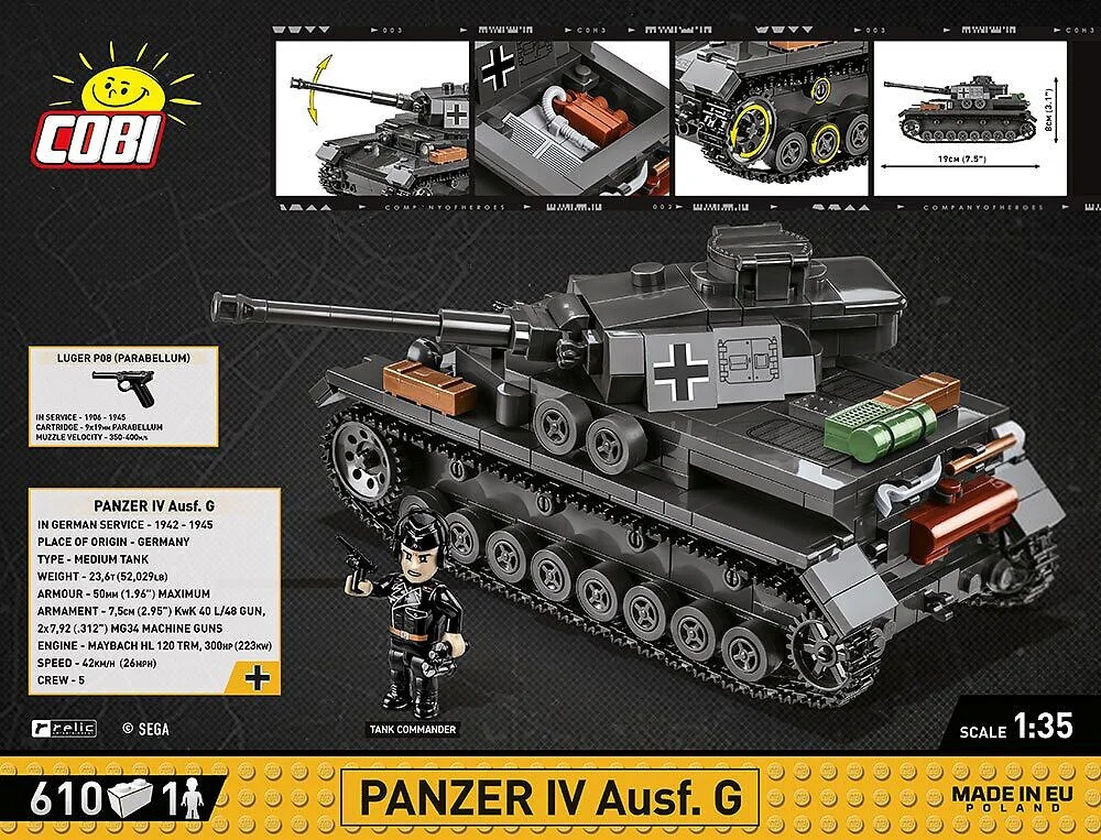 HEROES COMPANY 3:4 TANK G COBI 3045 image 3