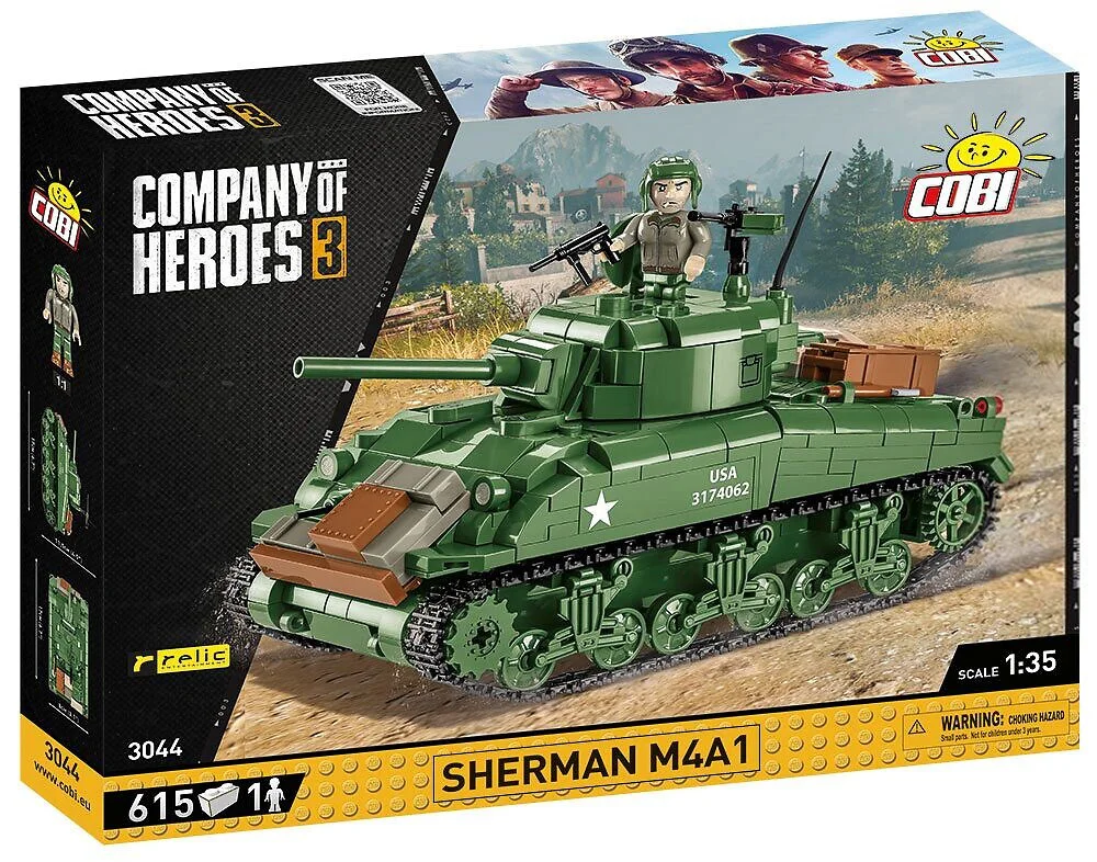 HEROES COMPANY 3: SHERMAN M4A1 COBI 3044 image 2
