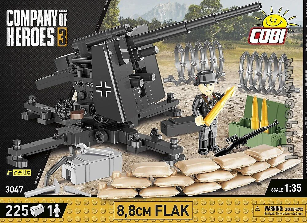 HEROES COMPANY 3: 88 MM FLAK COBI 3047 image 3