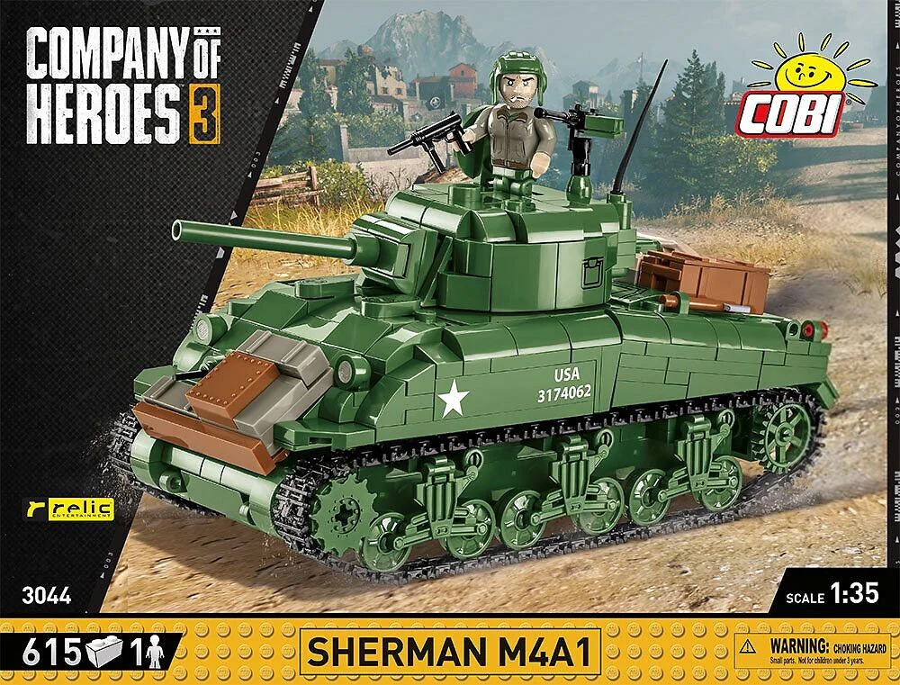HEROES COMPANY 3: SHERMAN M4A1 COBI 3044 image 4