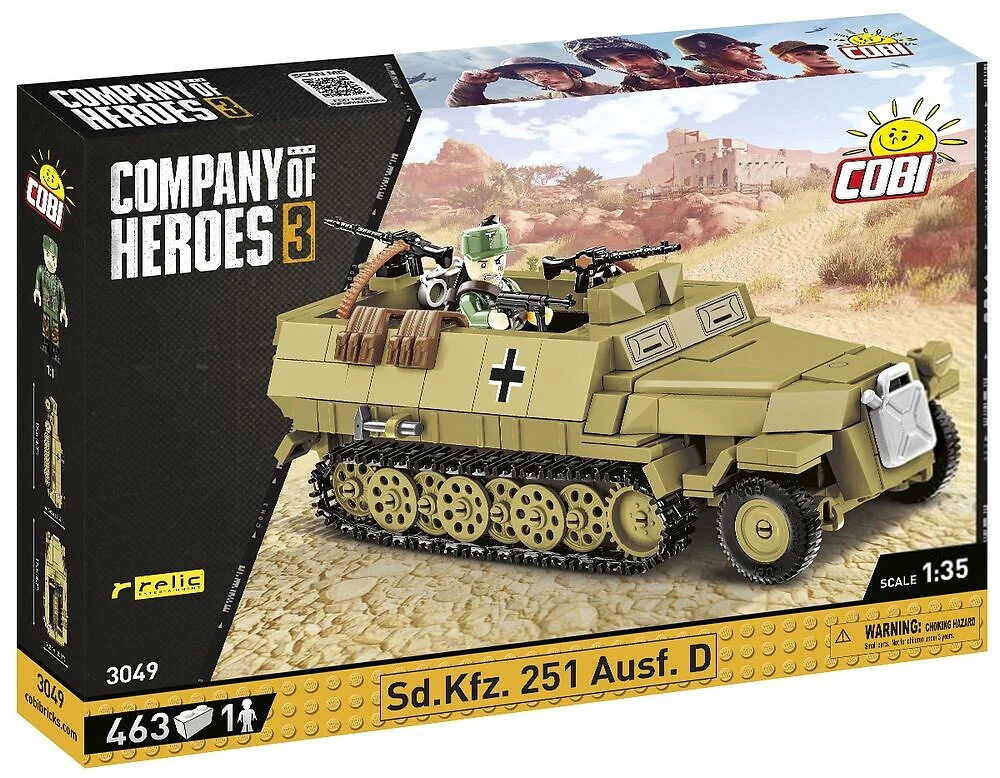 heroes company 3:sd.kfz.251 COBI 3049 image 1