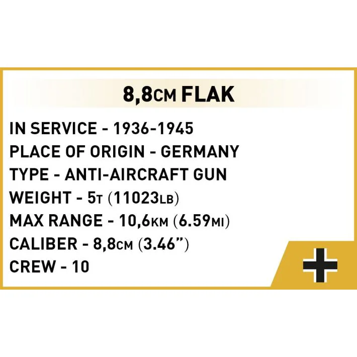 HEROES COMPANY 3: 88 MM FLAK COBI 3047 image 6