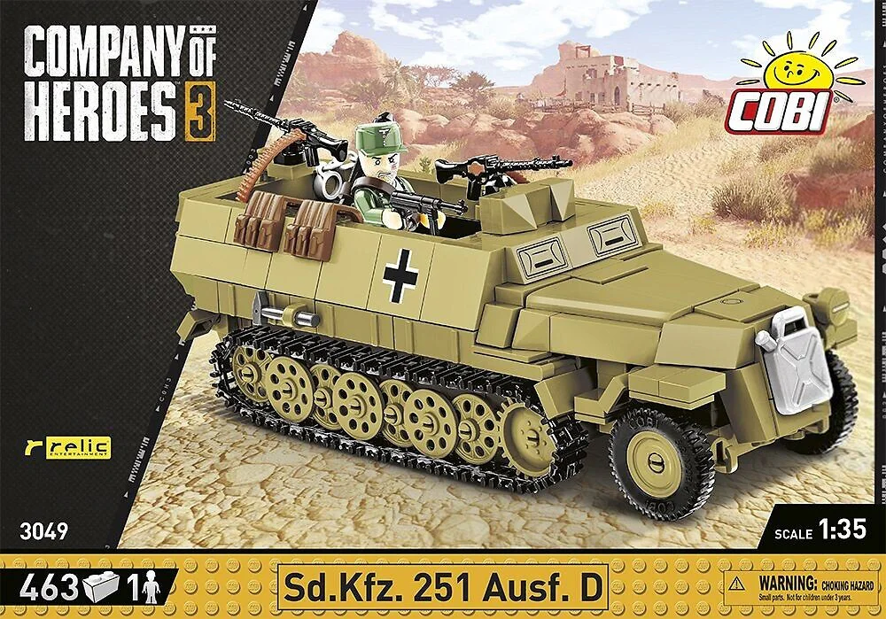 heroes company 3:sd.kfz.251 COBI 3049 image 3