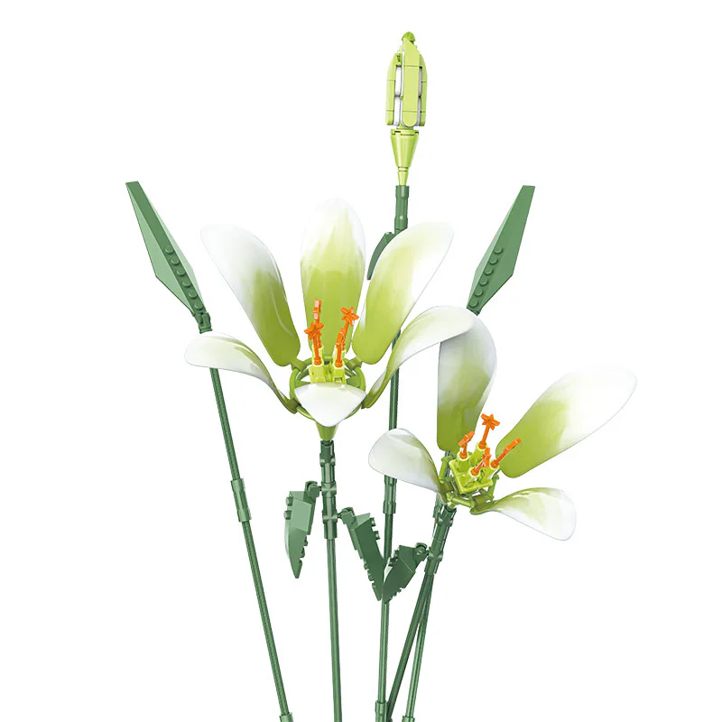 Plant log: lilies Light Spring 佳奇积木 JAKI JK26101