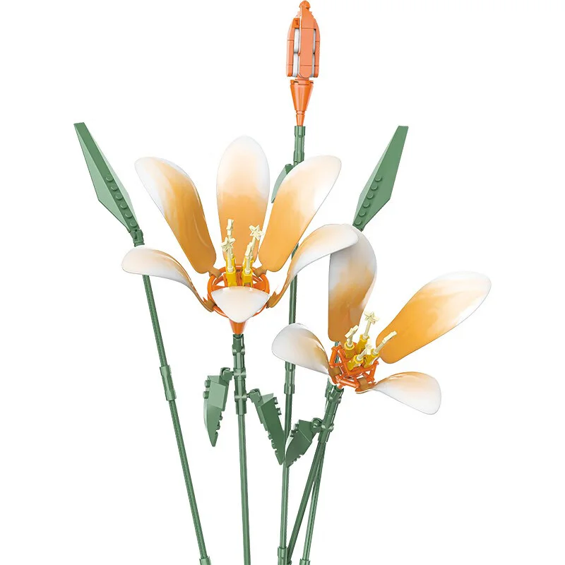 Plant log: lilies neon 佳奇积木 JAKI JK26103