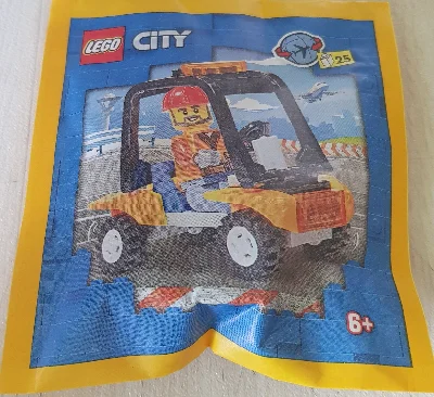 Airport worker with Service Car LEGO 952306
