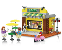 A small restaurant on the corner