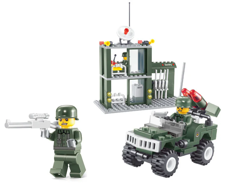Military combat on land: sentry posts 杰星 JIESTAR 23019