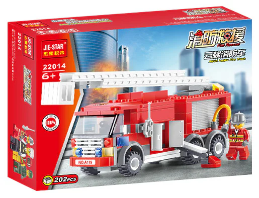 Fire rescue: ladder fire truck 杰星 JIESTAR 22014 image 1