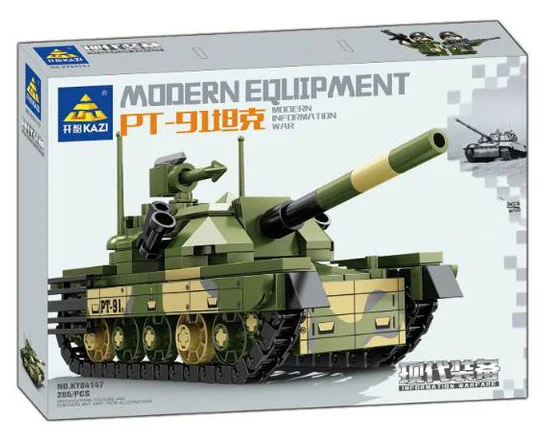MODERN EQUIPMENT: PT-91 MAIN BATTLE TANK 开智 KAZI/高博乐 GBL KY84147 image 1