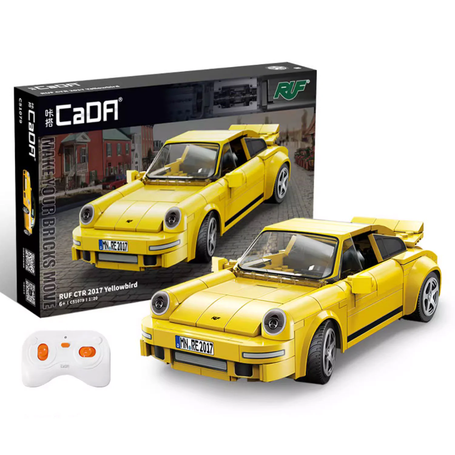 RUF CTR 2017 YELLOWBIRD RACER 咔搭 CaDA/双鹰 DoubleE C51079 image 3