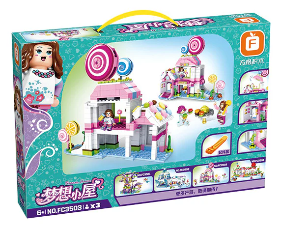 Dream hut: Lollipop house 方橙积木 Forange FC3503 image 3