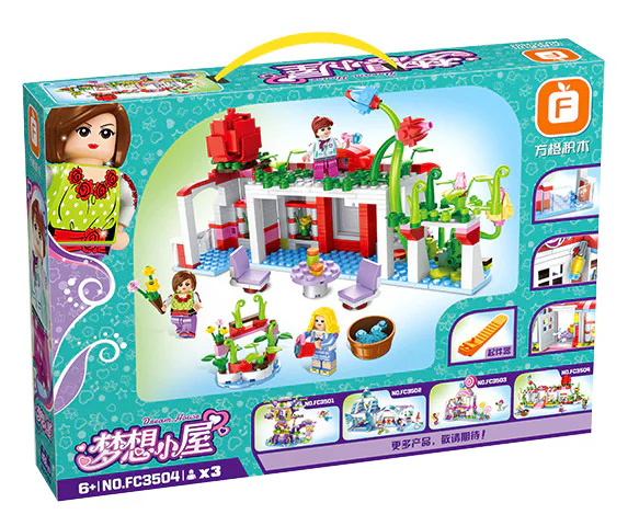 Dream House: Flower House 方橙积木 Forange FC3504 image 4