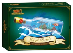 It's a fish in a bottle