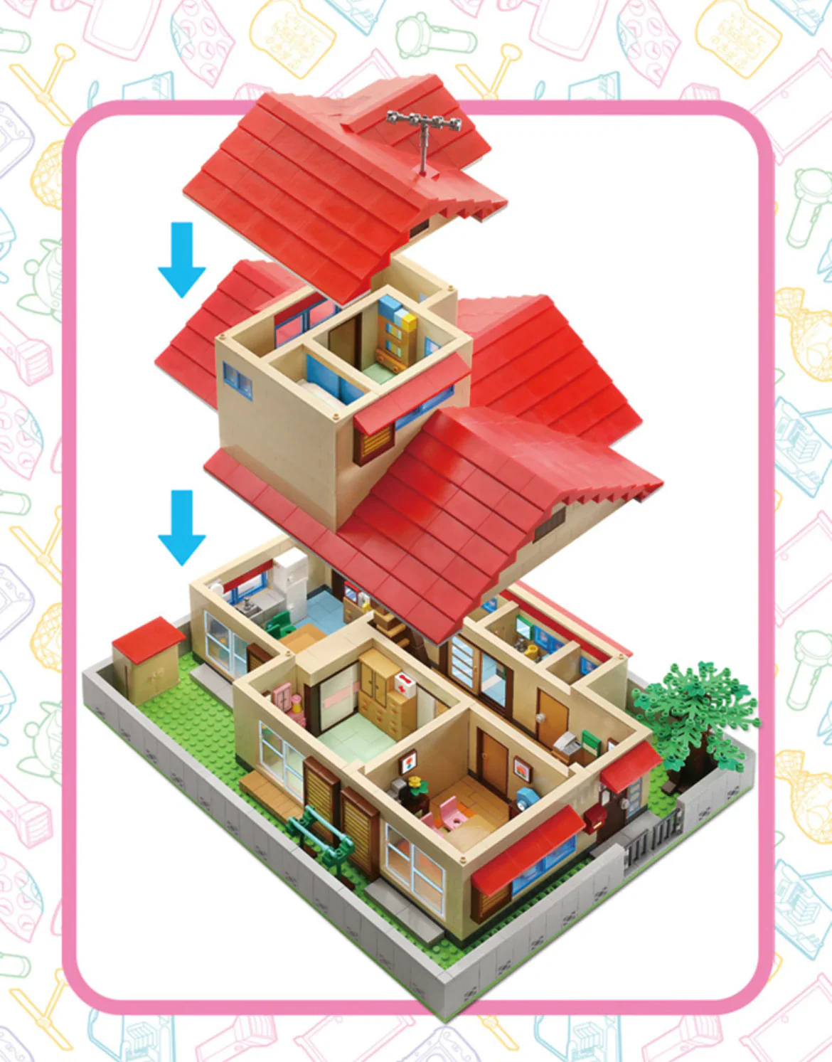 DORAEMON'S HOUSE 小牛津 OXFORD DR3701 image 1