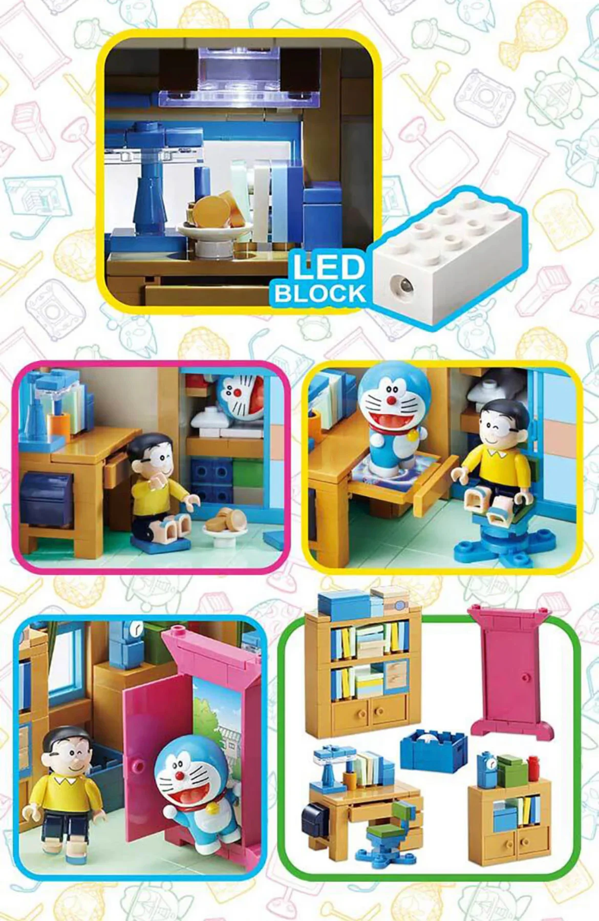 DORAEMON AND NOBITA'S ROOM 小牛津 OXFORD DR3702 image 3