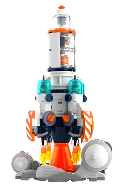 Space tides: moon rockets