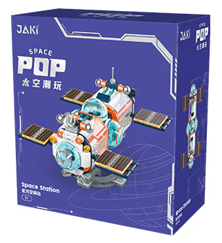 Space tide play: Starboard Space Station 佳奇积木 JAKI JK8506 image 1