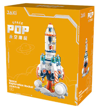 Space tides: moon rockets 佳奇积木 JAKI JK8508 image 1