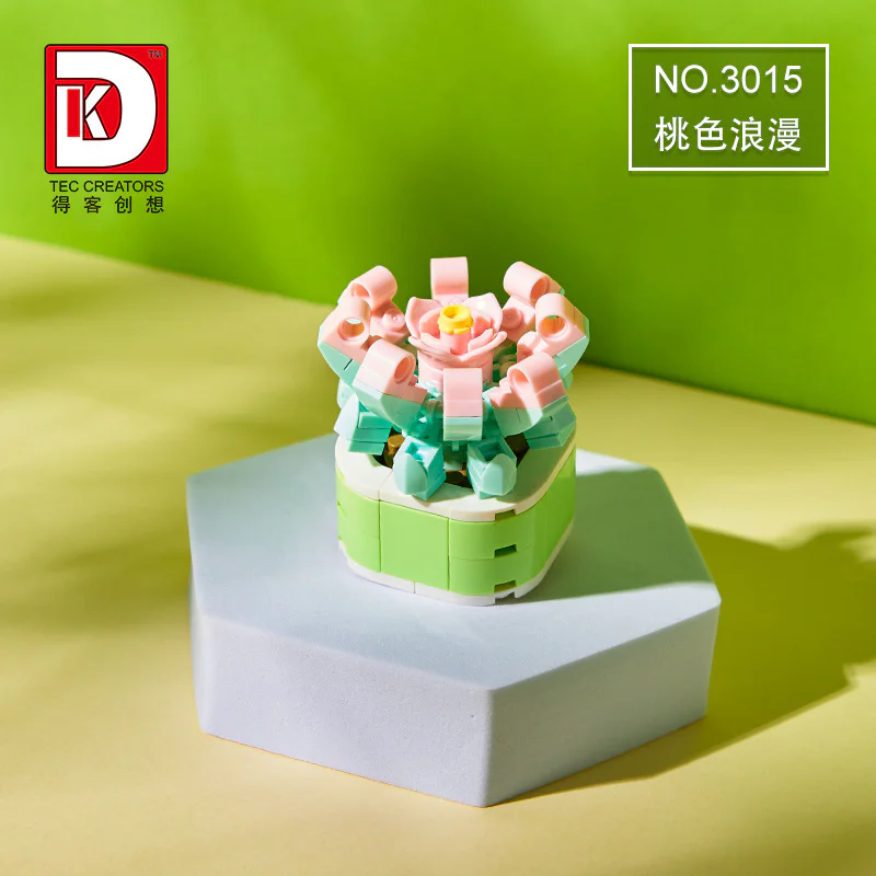 Vegetable Flowers: Peachy Romantic 得客创想 DK 3015