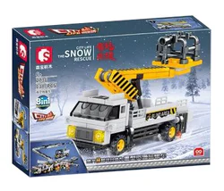 Snow recovery: heavy resource transport vehicle, 8 combination