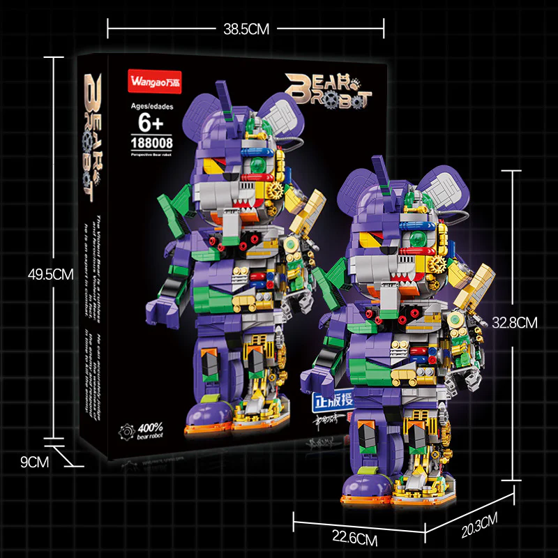 MECHANICAL BEAR: EVA 01 400% 万高Wangao 188008 image 1