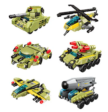 Supertemporal: Firefighter, 6 combinations 启蒙 QMAN/ENLIGHTEN/Keeppley 41108 image 1