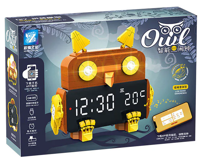 Dynamic owl smart alarm clock 积臻文化 J602 image 1