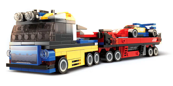 Semi-mounted truck, transport 沃马动漫 WOMA C0700 image 3