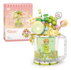 Ice cream-flowing sandglass: Sunshine cup
