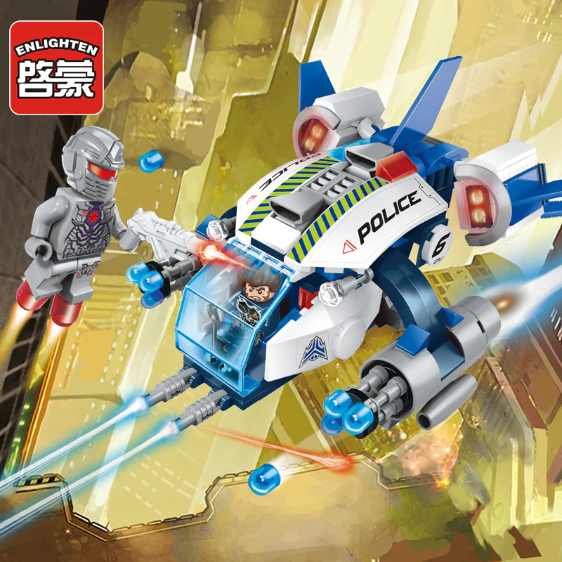 Star Adventure: The Machine Police Rebel 启蒙 QMAN/ENLIGHTEN/Keeppley 1606 image 1