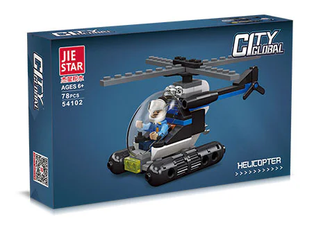 Global cities: police helicopters 杰星 JIESTAR 54102