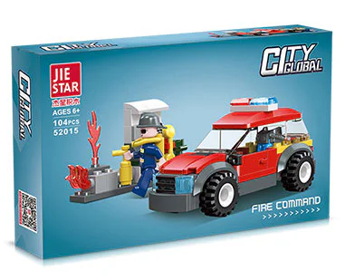 Global City Fire Vehicle: Fire Command Vehicle 杰星 JIESTAR 52015 image 1