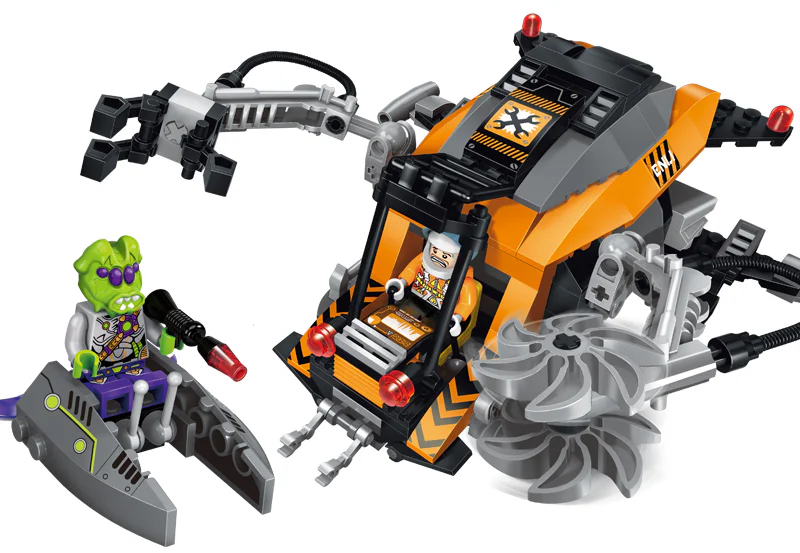 Interstellar adventure: mining ship attack 启蒙 QMAN/ENLIGHTEN/Keeppley 1609